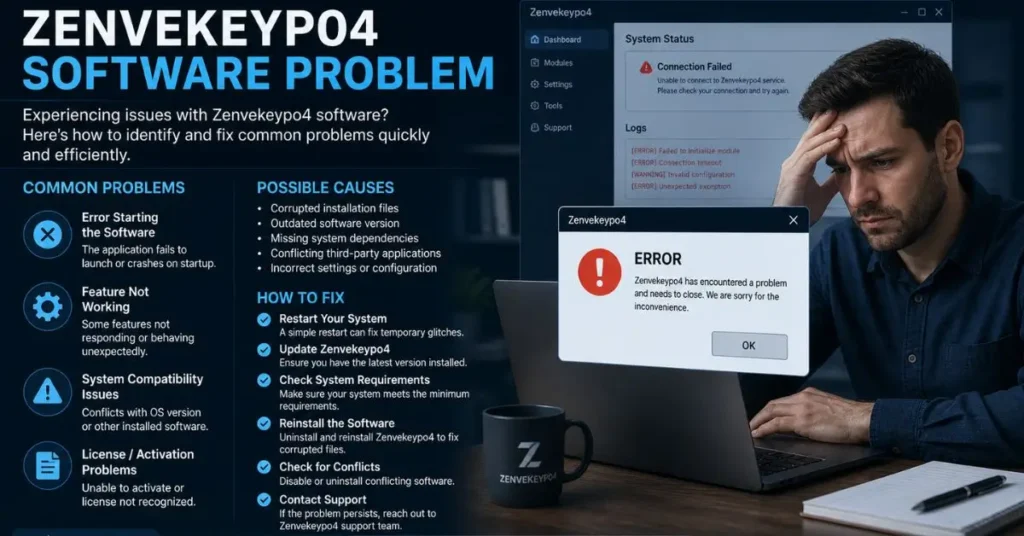 zenvekeypo4 software problem - Writexblog