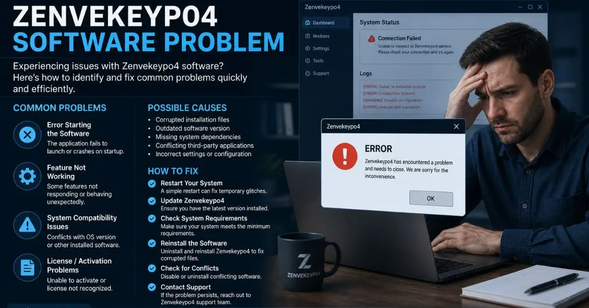 zenvekeypo4 software problem - Writexblog